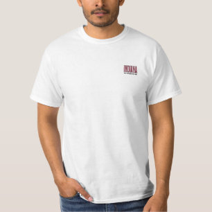 T-shirt de vodka de l'Indiana avec le logo