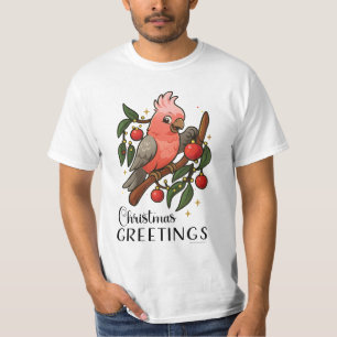 T-Shirt de vœux de Noël Aussie Galah