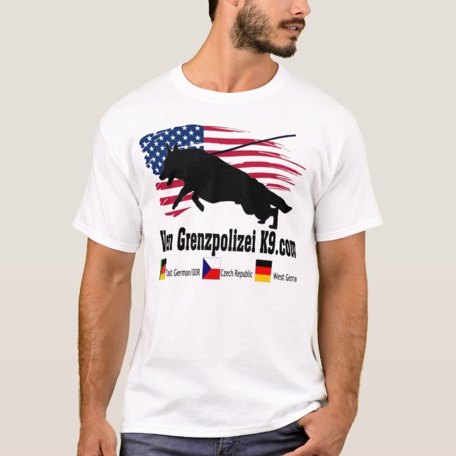 T-shirt de VomGrenzpolizeiK9.com (Devant)