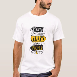 T-shirt de voyage pour hommes 