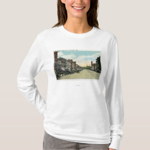 T-shirt De vue rue principale du sud vers le bas
