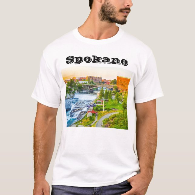 T-Shirt de Washington Falls (Devant)