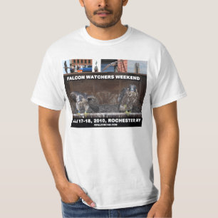T-shirt de week-end d'observateurs de faucon