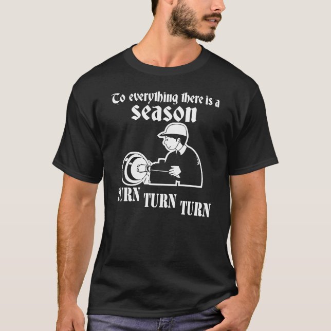 T-shirt de Woodturning - cuvettes de rotation de (Devant)