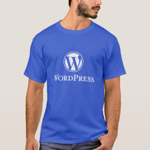 T-shirt de Wordpress (bleu)