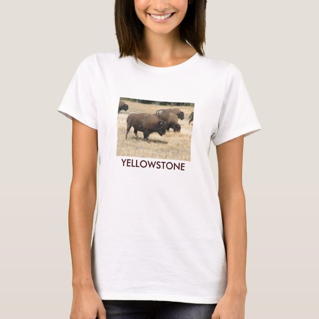 T-shirt de Yellowstone de Buffalo (Devant)
