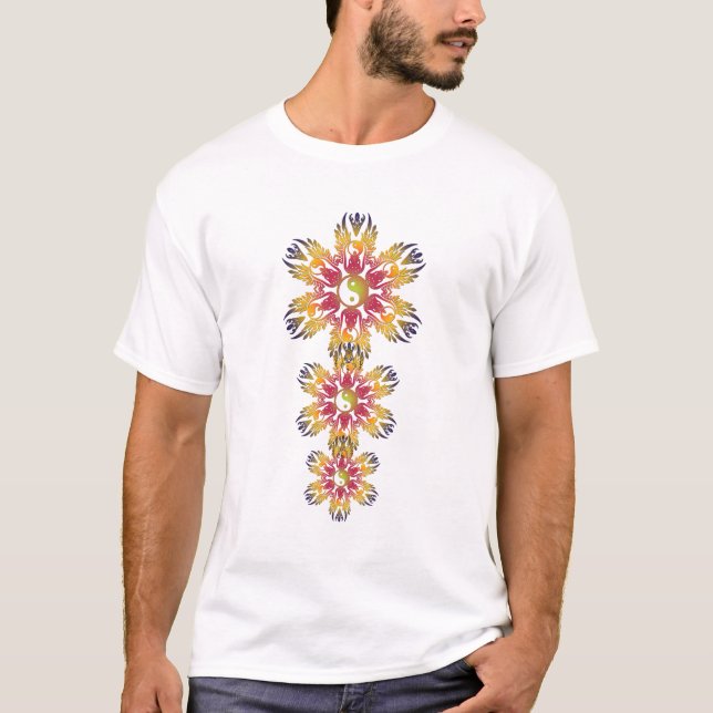 T-shirt de YingYang GlowCircle (Devant)