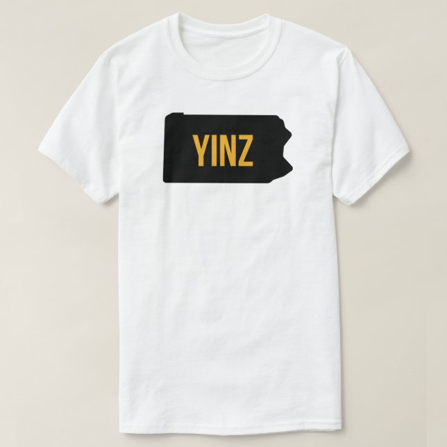 T-shirt de Yinz Pennsylvanie (Design devant)