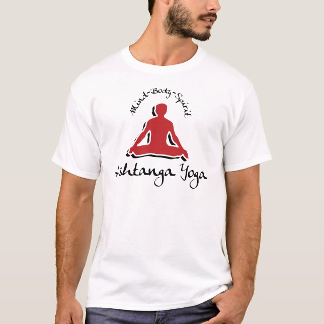 T-shirt de yoga d'Ashtanga (Devant)