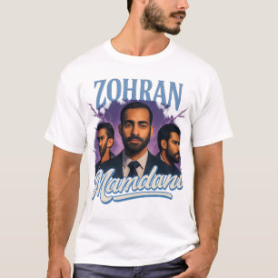 T-Shirt de Zohran Mamdani de style rétro de l'État