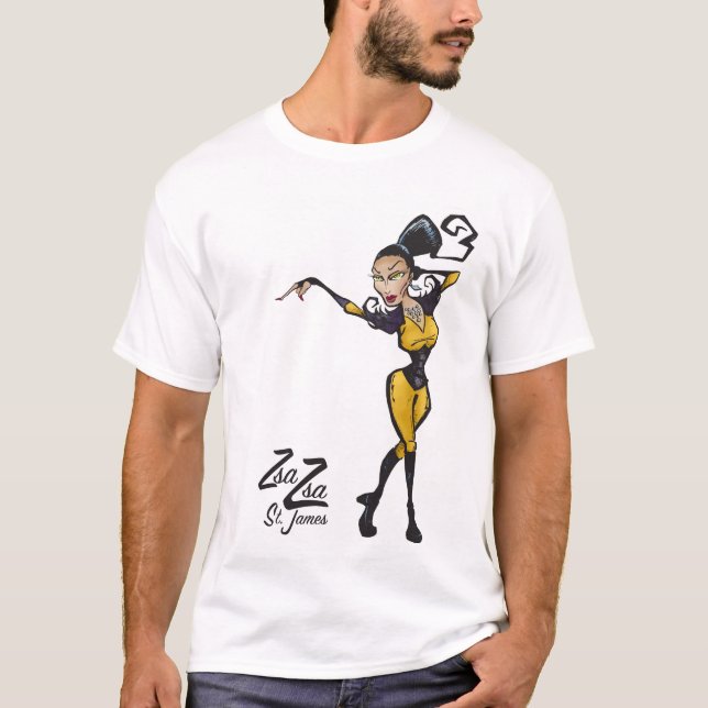T-shirt de Zsa Zsa St James (Devant)