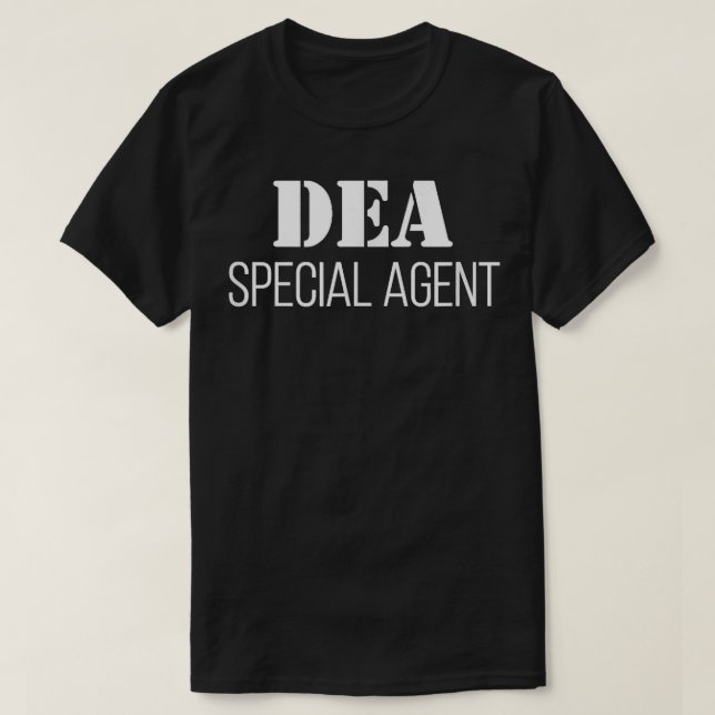 T-shirt DEA Agent spécial Costume Halloween Party Event (Design devant)