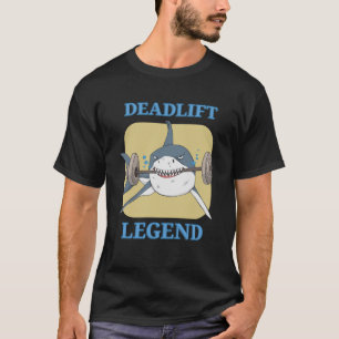 T-shirt Deadlift Legend Powerlifter Exercice de constructi