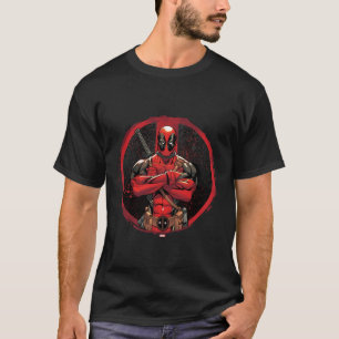 T-shirt Deadpool dans le logo Paint Splatter