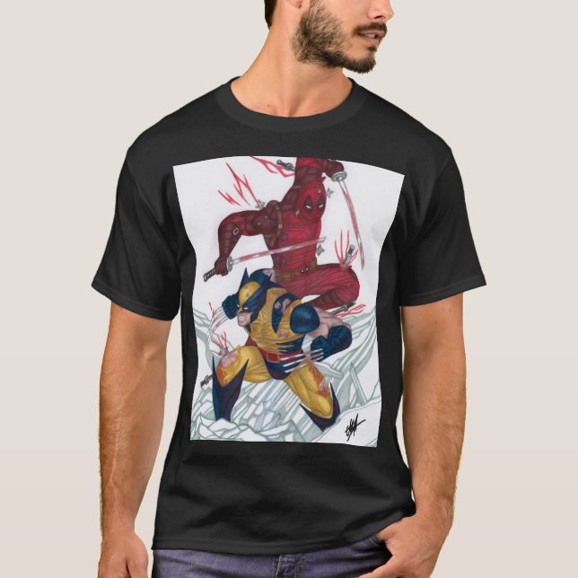 T-shirt Deadpool & Wolverine (Devant)