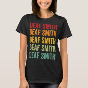 T-shirt Deaf Smith County Texas Rainbow Text Design