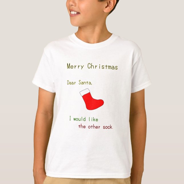 T-shirt Dear Santa (Devant)