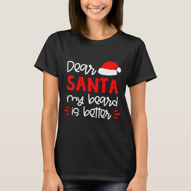 T-shirt Dear Santa Shirt Funny Matching Family Christmas P (Devant)