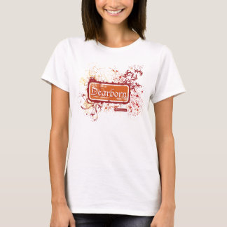 T-shirt Dearborn a affligé la pièce en t de dames