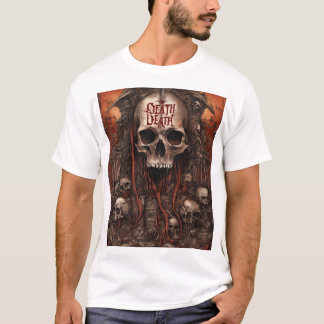 T-shirt Death Reigns Eternal–Dark Gothic Skull Death Metal