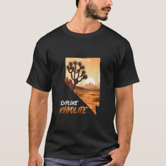 T-shirt Death Valley EXPLOREZ RHYOLITE Ville fantôme drôle