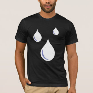 T-shirt d'eau-gouttelettes de projet de formule