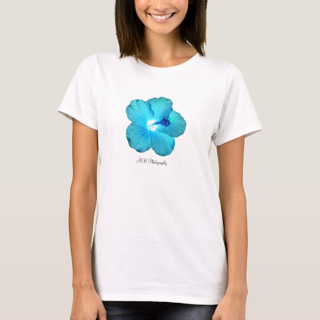 T-shirt Débardeur bleu de ketmie (Devant)