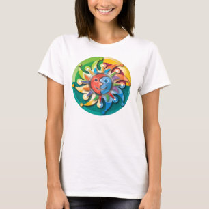 T-shirt Débardeur céleste de lever de soleil