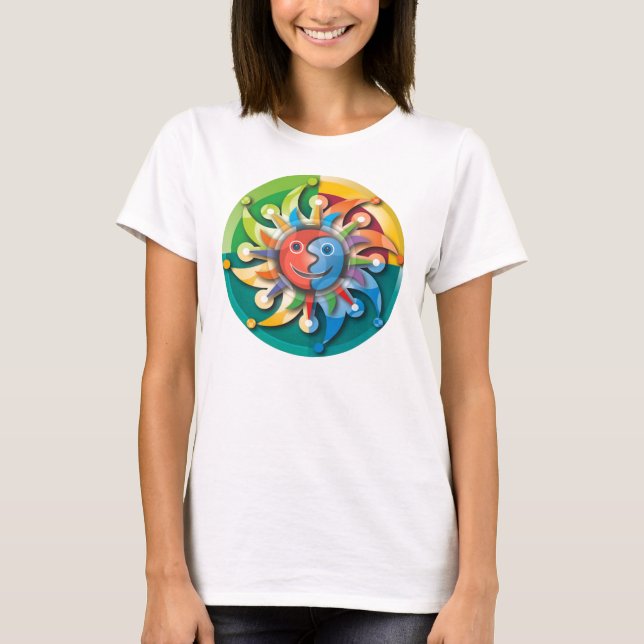 T-shirt Débardeur céleste de lever de soleil (Devant)