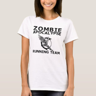 T-shirt Débardeur courant d'équipe d'apocalypse de zombi