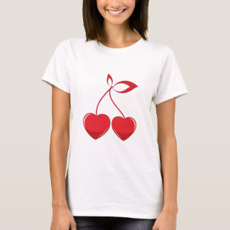 T-shirt Débardeur de composition cerise