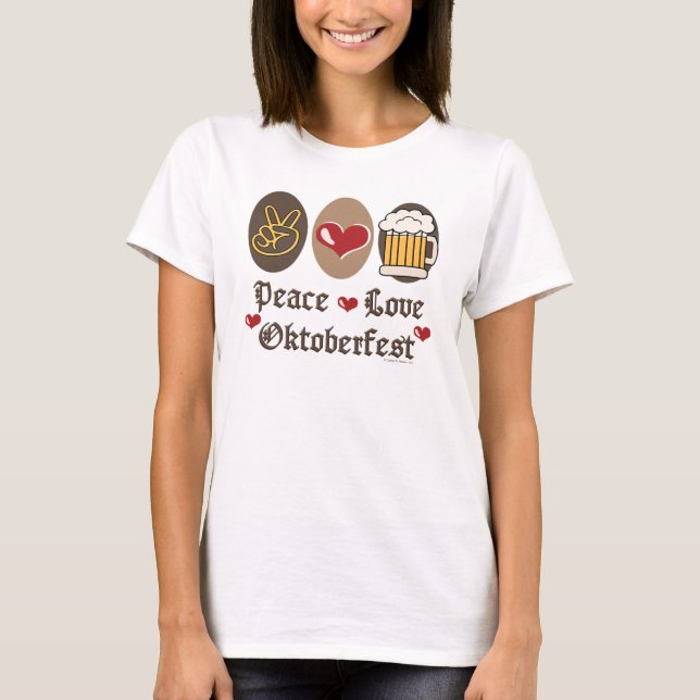 T-shirt Débardeur de courroie de spaghetti d'Oktoberfest (Devant)