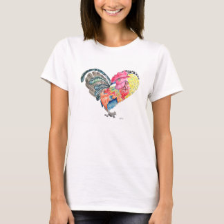T-shirt Débardeur de Heartimal de coq d'amour de Kauai
