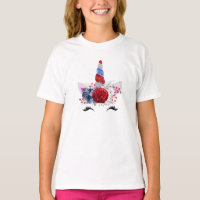Débardeur de la licorne patriotique filles