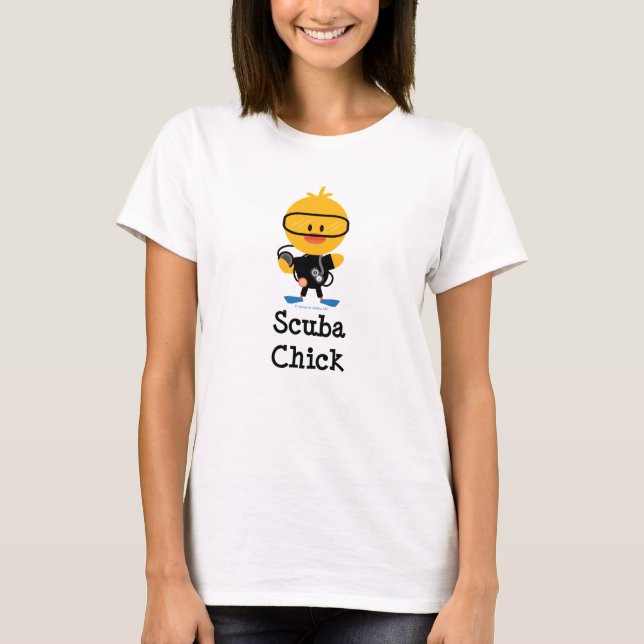 T-shirt Débardeur de poussin de scaphandre (Devant)