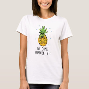 T-shirt Débardeur d'été d'ananas