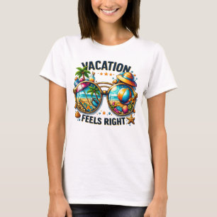 T-shirt Débardeur d'été pour femmes Vacances au bon endroi
