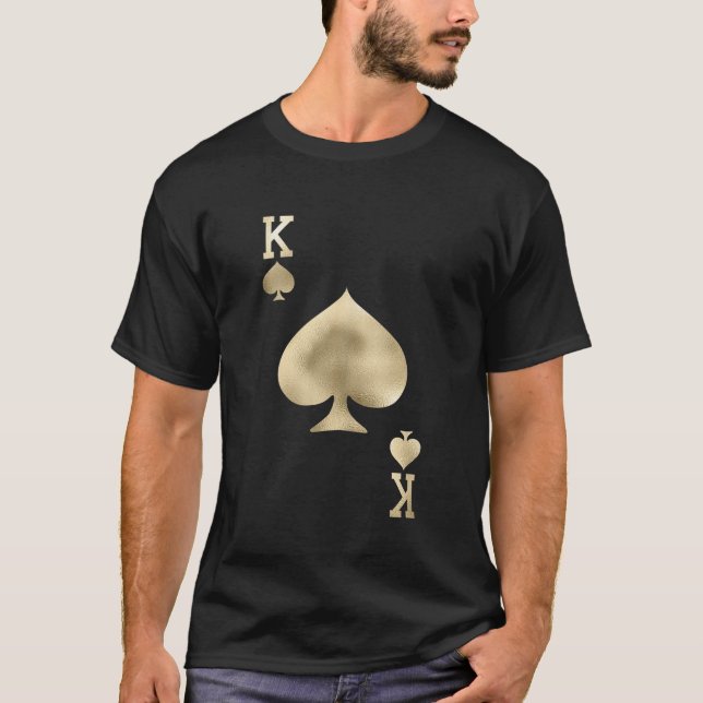 T-shirt Débardeur du costume Halloween de la carte King of (Devant)