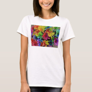 T-shirt Débardeur Floral de base multicolore (blanc)