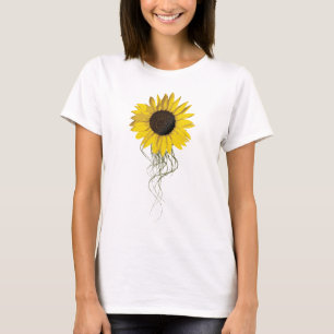 T-shirt Débardeur jaune de tournesol