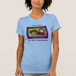 T-shirt Débardeur pourpre de dames de CHIEN de DIVA