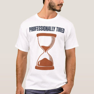 T-shirt Débardeur Sablier Épuisé Professionnel