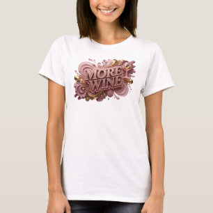 T-shirt Débardeur Statement Red MORE WINE