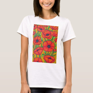 T-shirt Débardeur toscan de pavots