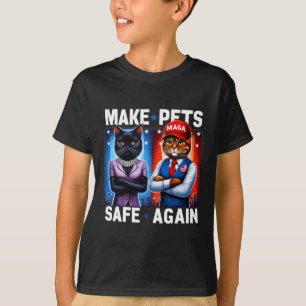 T-shirt Débat Manger Les Chiens Chat Rendre Les Animaux Sé