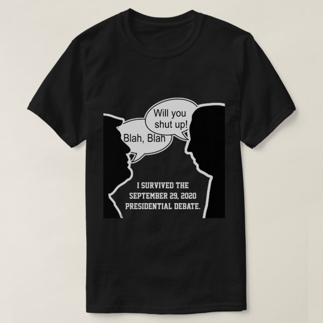 T-shirt Débat présidentiel survécu (Design devant)