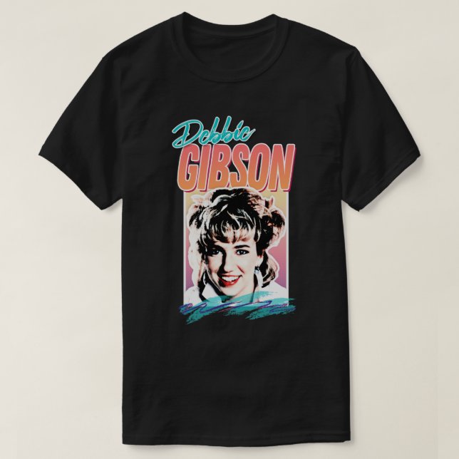 T-shirt Debbie Gibson 2 80s Styled Aesthetic Design  Class (Design devant)