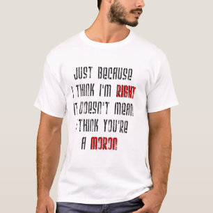 T-shirt Débile