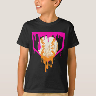 T-shirt Débit De Baseball Pour Garçons Ice Cream Drip Jeun