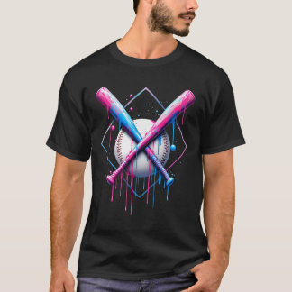 T-shirt Débit De Baseball Pour Garçons Ice Cream Drip Jeun